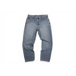 Cinch Jeans Men's 38x32 Blue Light Wash Bootcut Denim Cotton MB90633001 Western